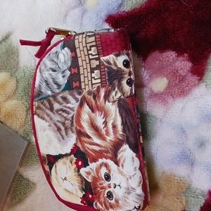 Womans Girls Ted Lapidus Cat Change Purse